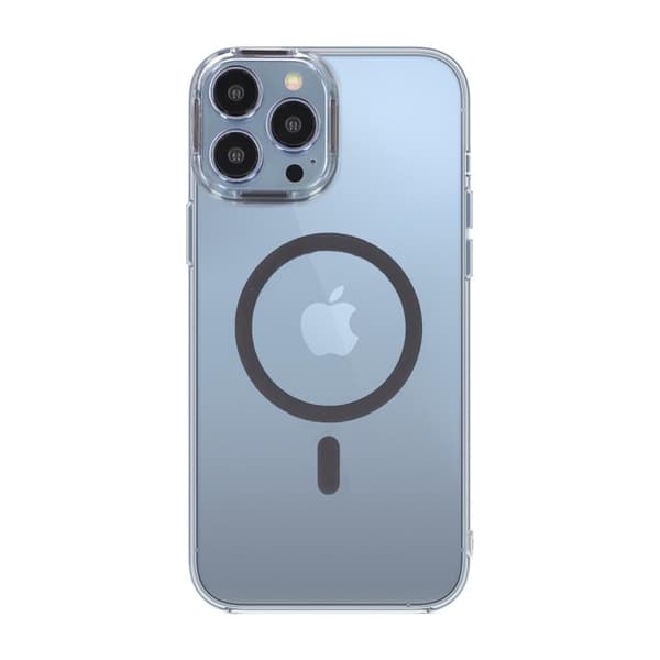 iPhone 15 Pro iskunkestävä puhelinkotelo Magsafella - Harmaa