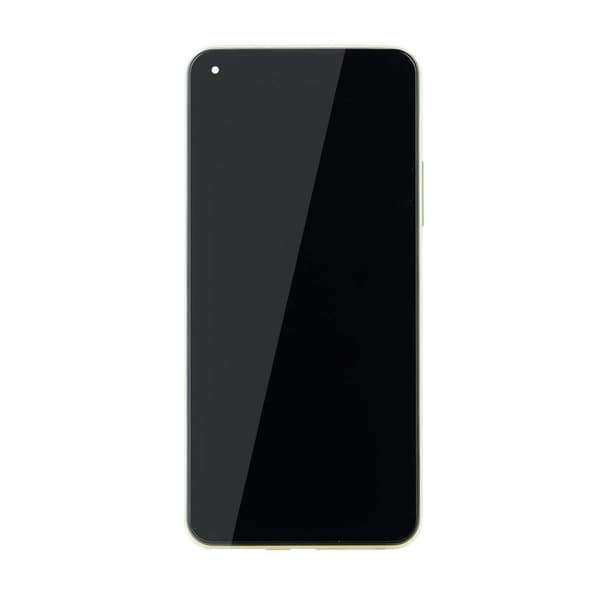 Xiaomi Mi 11 Lite 5G - LCD Display + Touch Screen + Ramme - Citrus Gul (Service Pack)