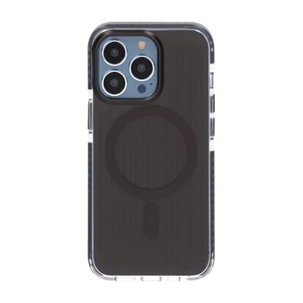 Mønstret TPU-cover til iPhone 13 Pro med MagSafe - Sort