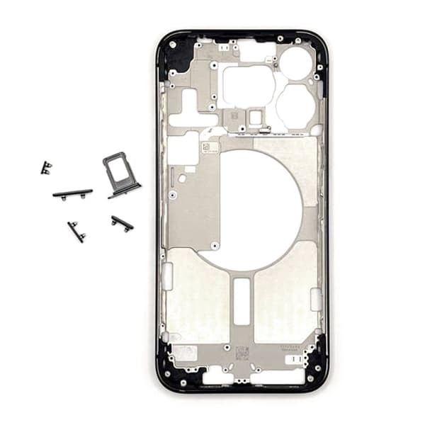 iPhone 15 Pro Max Mellemramme - Sort Titanium