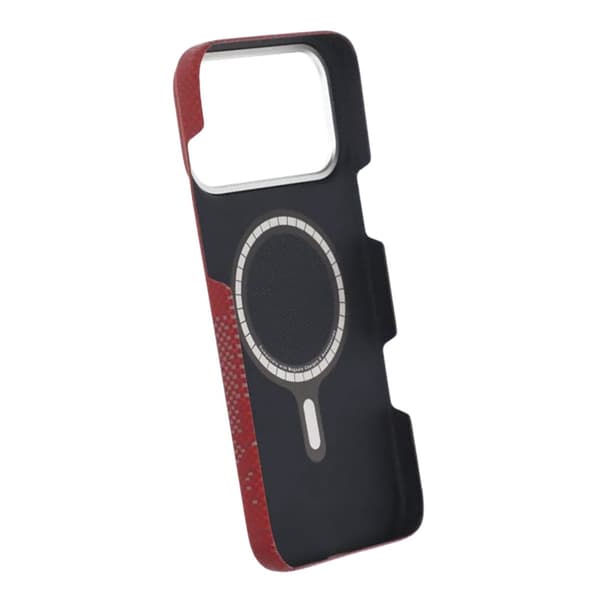 Kevlar Magsafe cover til iPhone 17 Pro Max - Rød