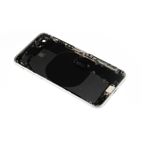 iPhone SE 2020 Baksida med Komplett Ram - Vit