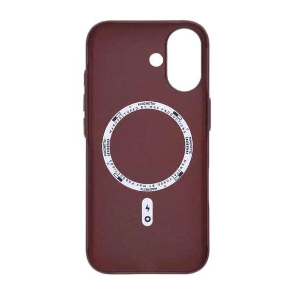 Corrugated Rock Sand Magnetic Case - iPhone 17 Red