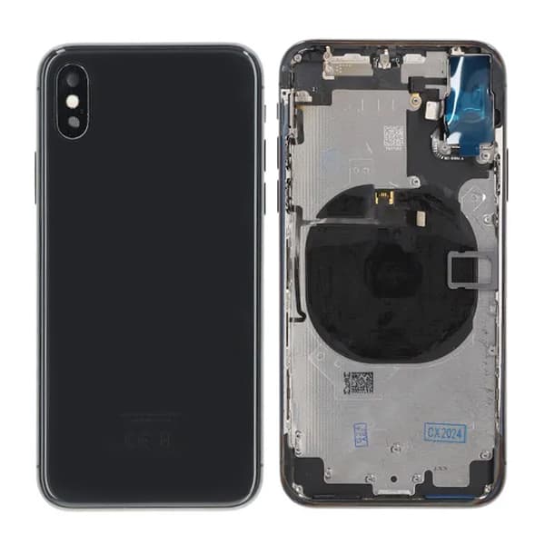 iPhone X Bagcover Komplet OEM Sort Med Smådele