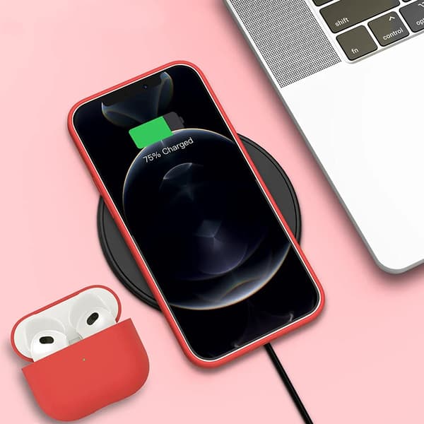 iPhone 12/12 Pro Silikonskal Rvelon - Rosa