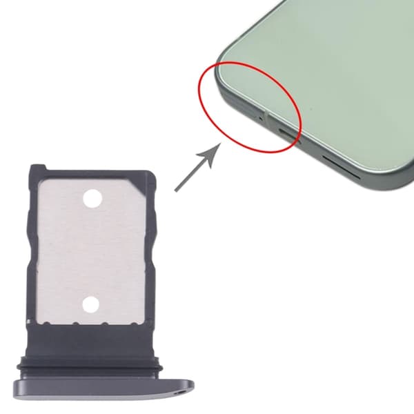 Google Pixel 9 Simkortshållare - Svart