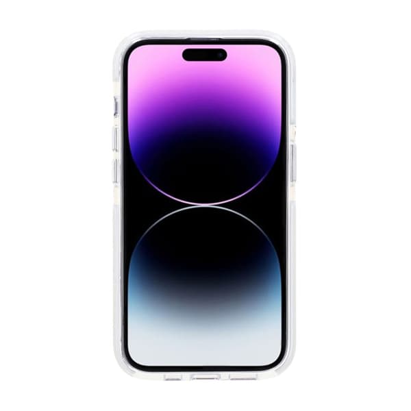 Model reflekterende farve Magnetisk etui til iPhone 14 Pro Rød