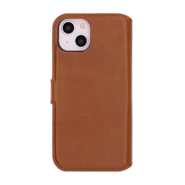 iPhone 13/14 Plånboksfodral Magnet Rvelon - Brun