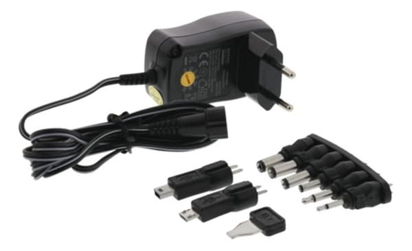 AC/DC Yleisvirtalähde, 600mAh