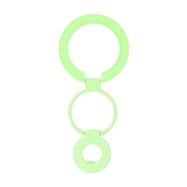 Foldable Double Magnetic Phone Ring Holder Green