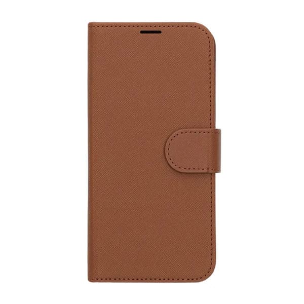 Flip Stand Læderpung Etui Til iPhone 17 Pro Brun