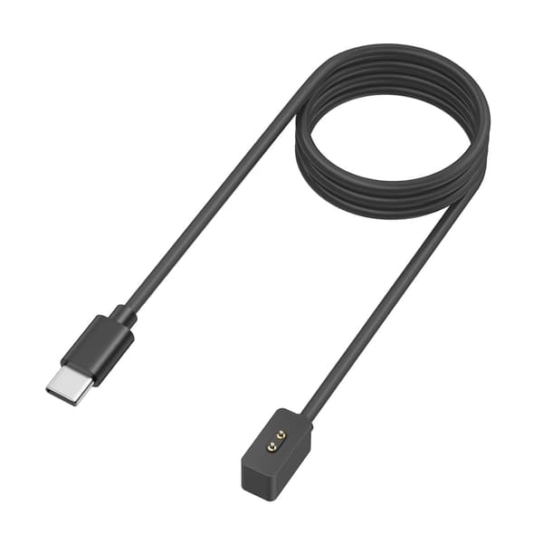Opladerkabel USB-C til Xiaomi Band 8/Pro/Active - Sort 2-Pin