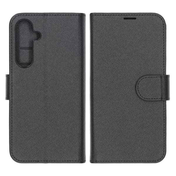 Flip Stand Læder Wallet Case Til Samsung A05s Sort