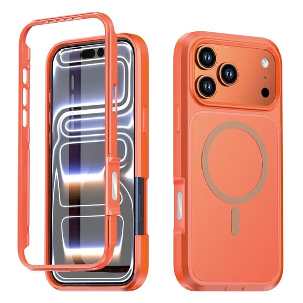iPhone 18 Pro/17 Pro MagSafe-skal Stöttåligt - Orange