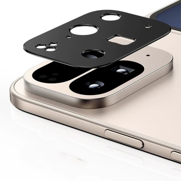 Google Pixel 10 Pro Fold Linsebeskytter - Sort