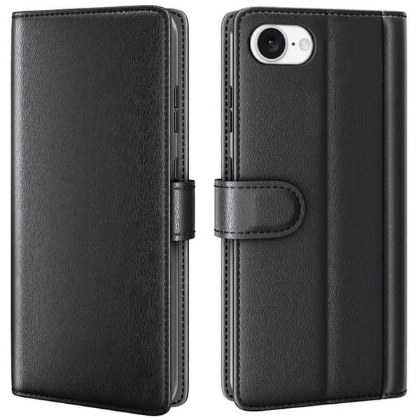iPhone 17e/16e Lædercover - Mørkebrun