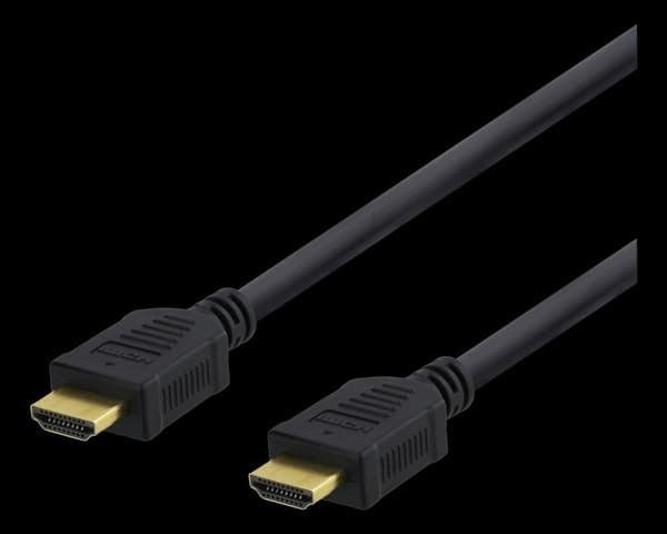 DELTACO High-Speed HDMI-kabel, 7 m, Ethernet, 4K UHD, sort