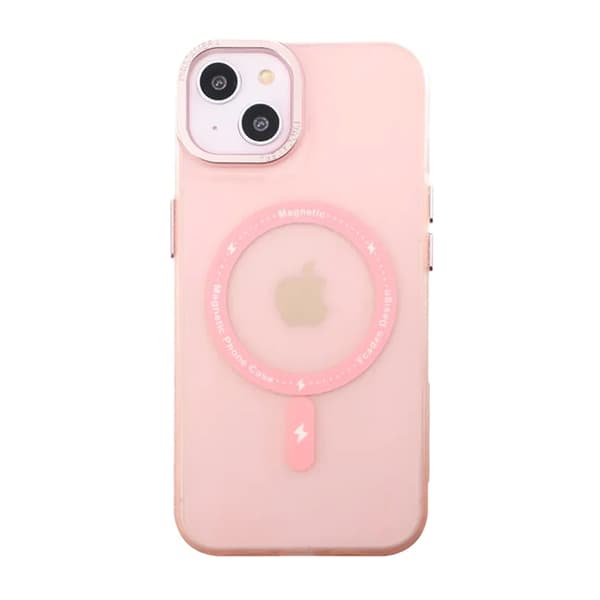 iPhone 14 Plus Mobilskal med MagSafe - Frostat Rosa