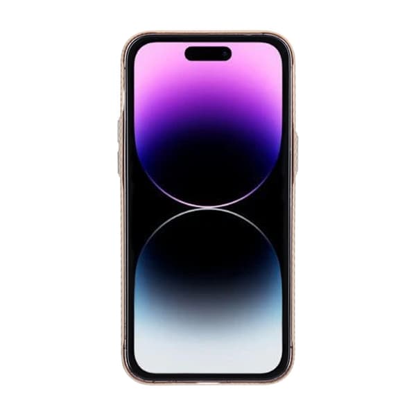 iPhone 14 Pro Max Mobilskal Carbonmönstrad - Guld
