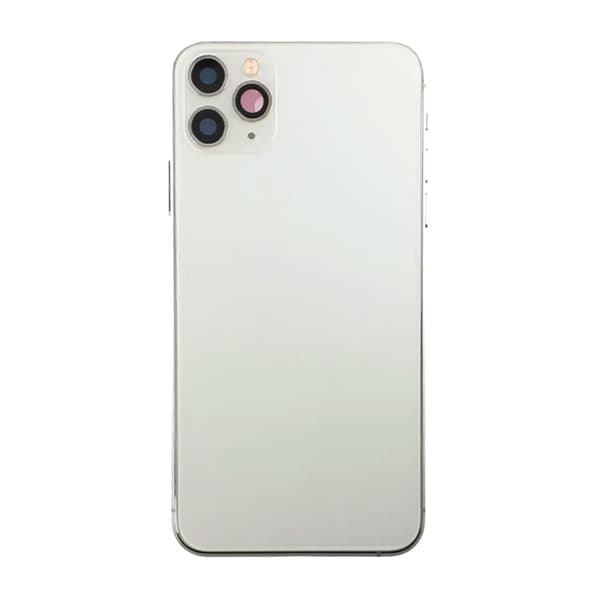 iPhone 11 Pro Max Bagside Komplet OEM Sølv Med Små Dele