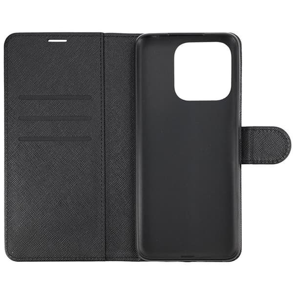Xiaomi Redmi 12c Pung Etui Læder Flip Stand - Sort