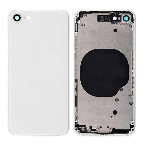 iPhone 8 Bagsidehus & Ramme - Sølv
