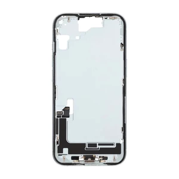 Mittenram med smådelar för iPhone 15 - Blå OEM