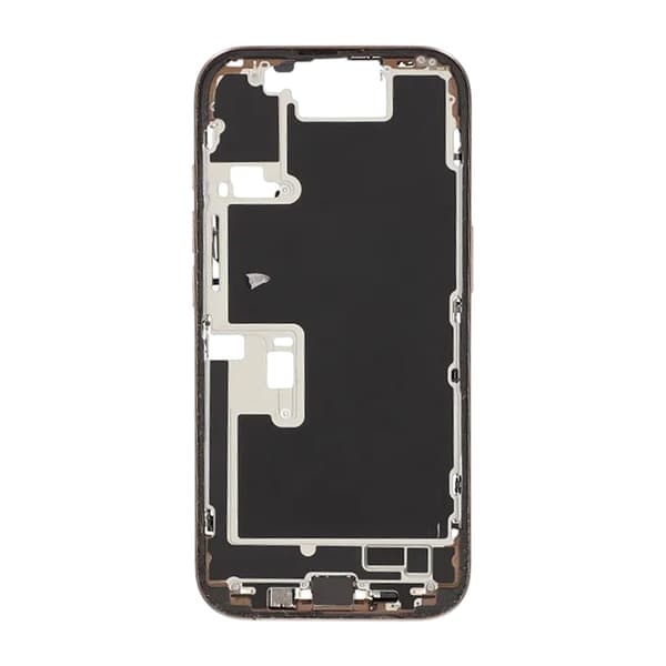Mellemramme med smådele til iPhone 16 Pro - Sandfarvet Titanium OEM
