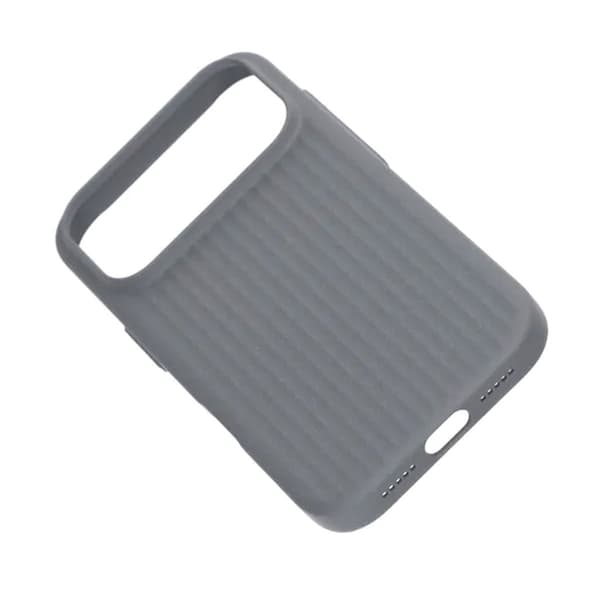 Aaltopahvikuori MagSafella iPhone 17 Pro Maxille - Harmaa