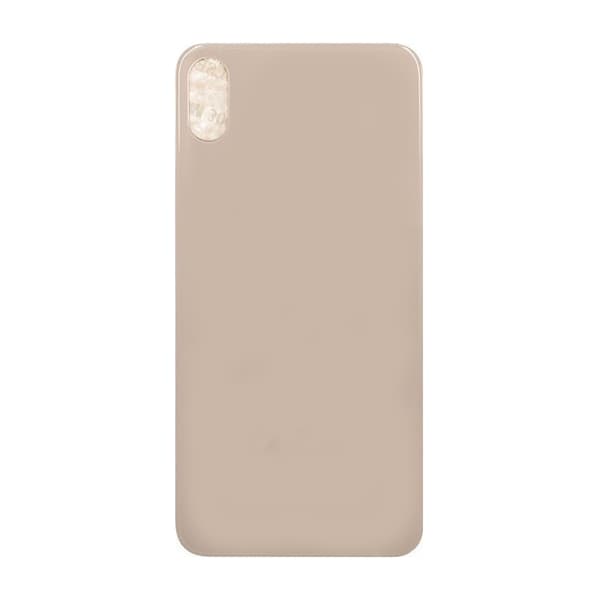 iPhone XS Max bagglas med klæbebånd - Guld