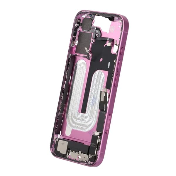 Mellemramme med smådele til iPhone 16 - Lilla OEM