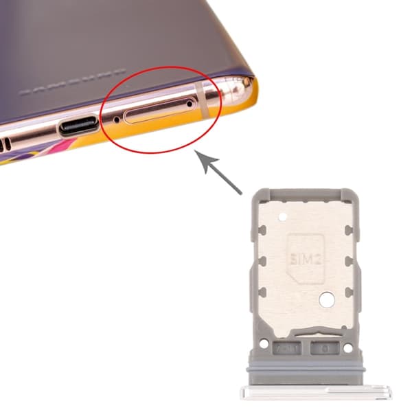 Samsung Galaxy S21/S21 Plus SIM-kortholder Phantom White