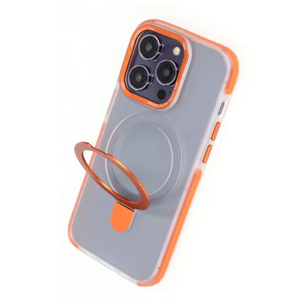 Kotelo Magsafe ja iPhone 15 Pro Max - Oranssi