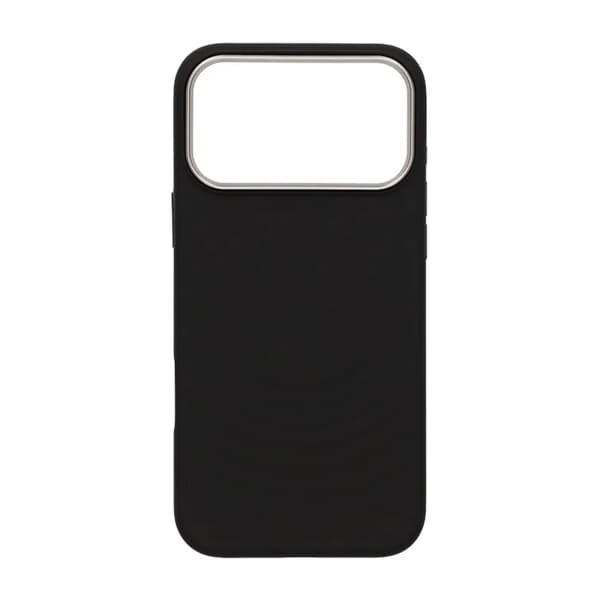 Silikone mobilcover til iPhone 17 Pro Max - Sort