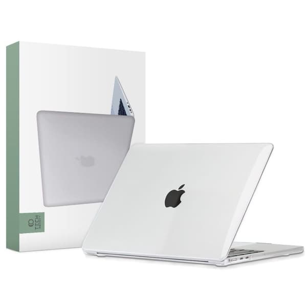 Tech-Protect MacBook Air 13 M2/M3 SmartShell -kotelo – läpinäkyvä