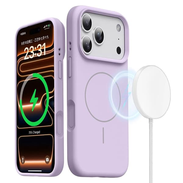 iPhone 18 Pro Max/17 Pro Max MagSafe Cover i Silikone - Lilla