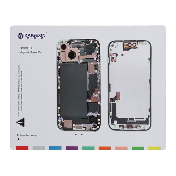 Magnetisk skruemåtte til iPhone 15