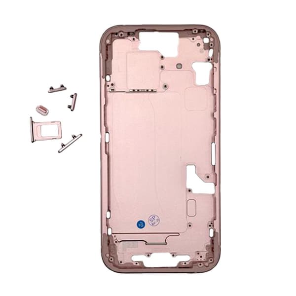 iPhone 15 -keskikehys - vaaleanpunainen