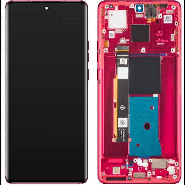 Motorola Edge 40 LCD Display Original - Röd