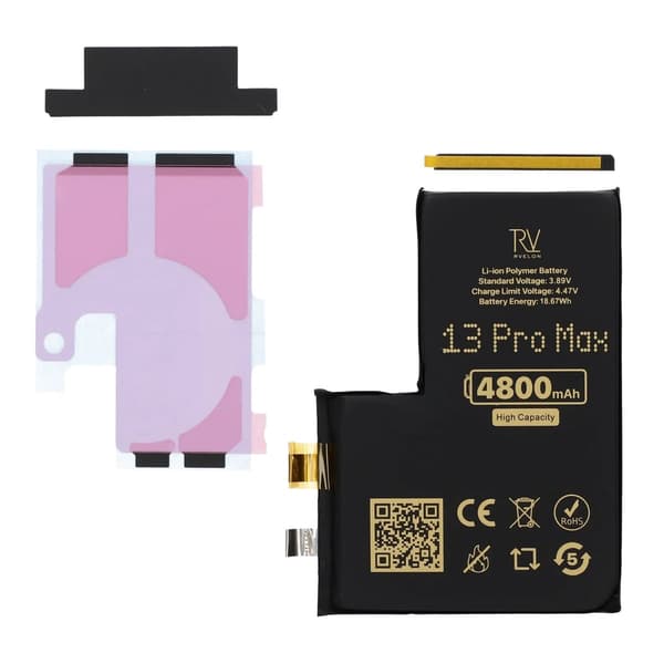 RV-battericelle 519266FL til iPhone 13 Pro Max, 4800mAh
