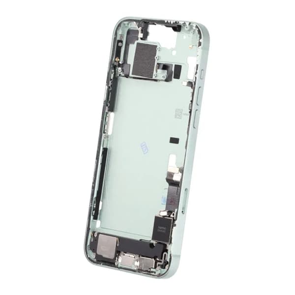 Mittenram med smådelar för iPhone 15 Plus - Grön OEM