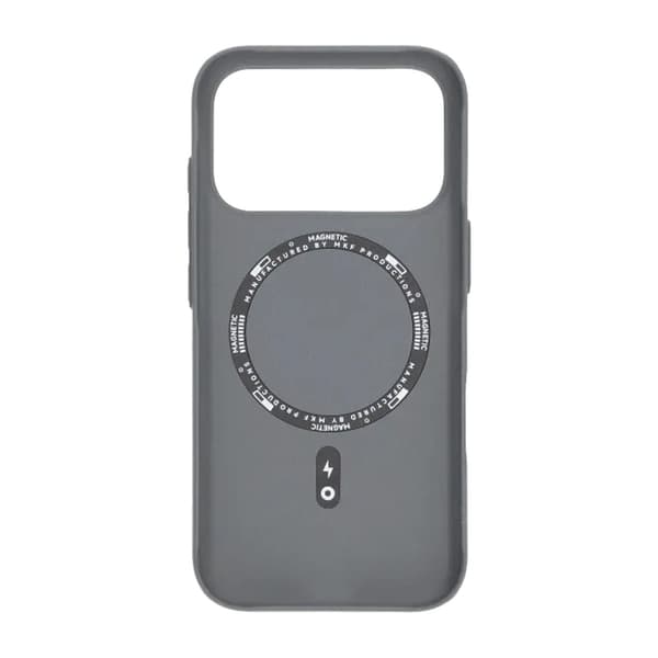 Bølget Cover med Magsafe til iPhone 17 Pro Max - Grå