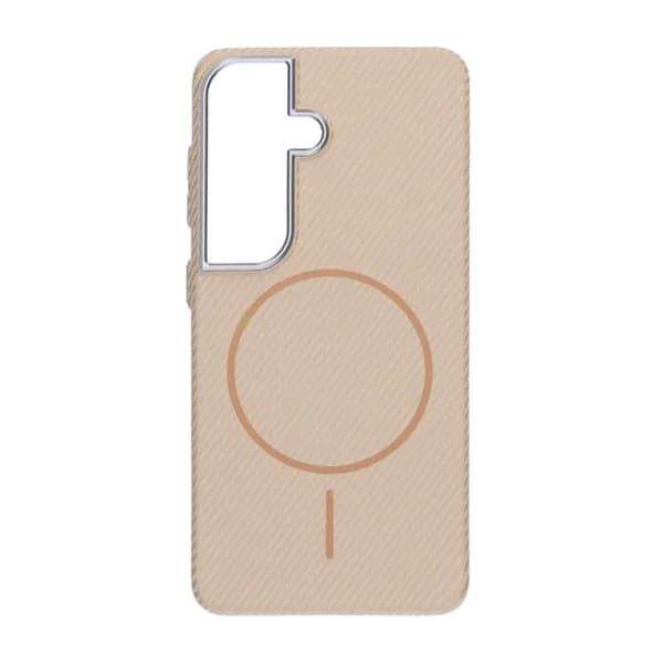 Crabon - blank Magnetisk Etui Til Samsung S26 Plus Guld