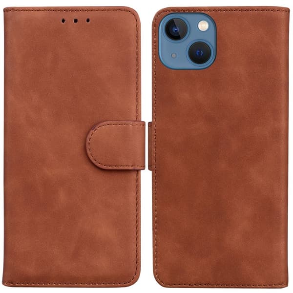 Praktisk iPhone 15 Plus cover - Brun