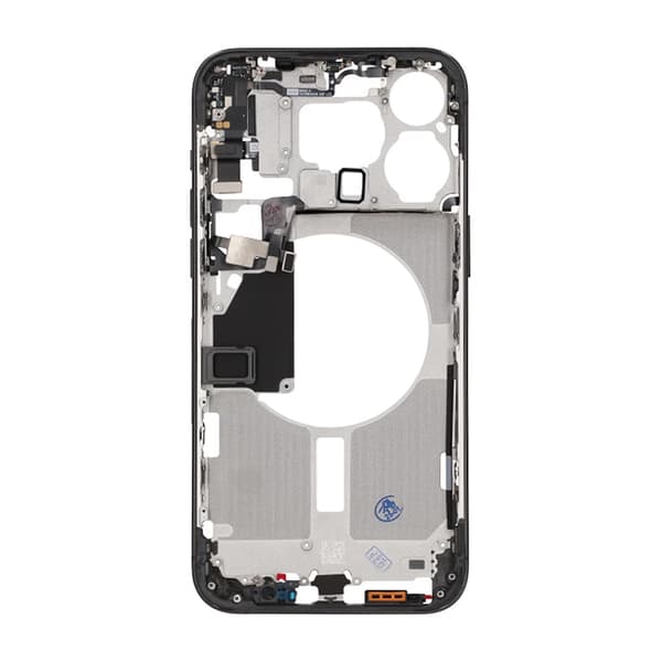 iPhone 15 Pro Max Mellemramme med Smådele OEM - Titanium Sort