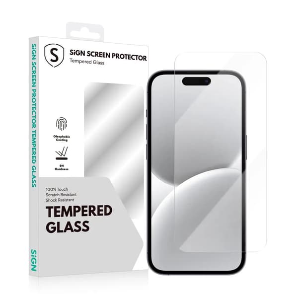 SiGN karkaistu lasinen näytönsuoja iPhone 17 Pro Maxille