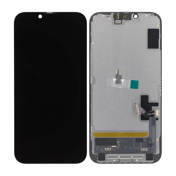 iPhone 14 blød OLED-skærm høj kvalitet sort (DD-mærke)