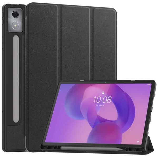 Lenovo Idea Tab Pro Tri-Fold Stativfodral med Pennfack - Svart