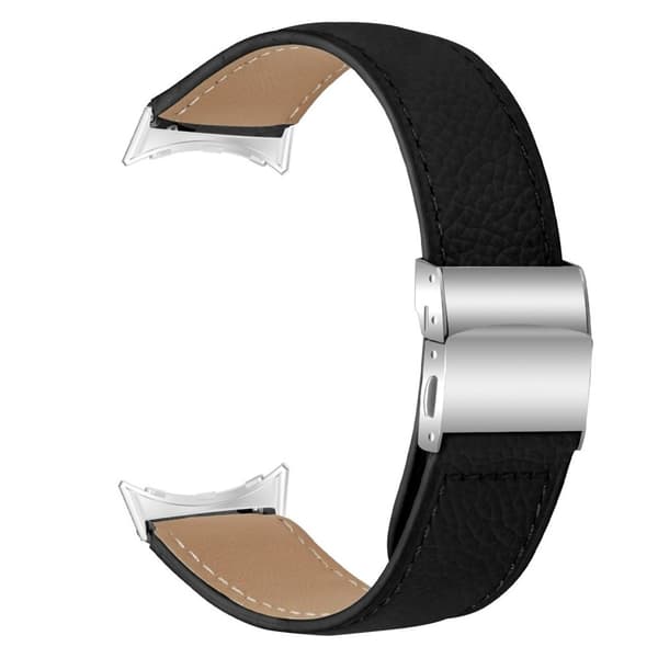 Google Pixel Watch 5/4/3/2 41mm Læder Urrem - Sort