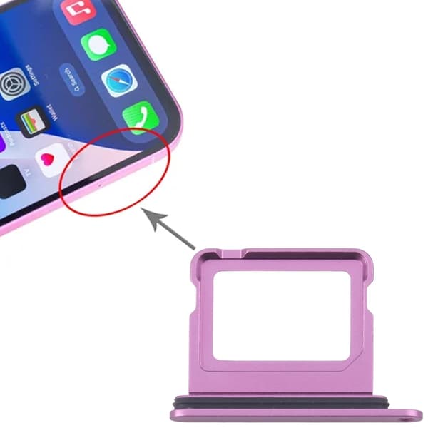 iPhone 16 og 16 Plus SIM-kortholder - Lilla